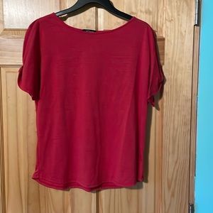 Stitch Fix Colette shoulder-less top. Red. Medium.